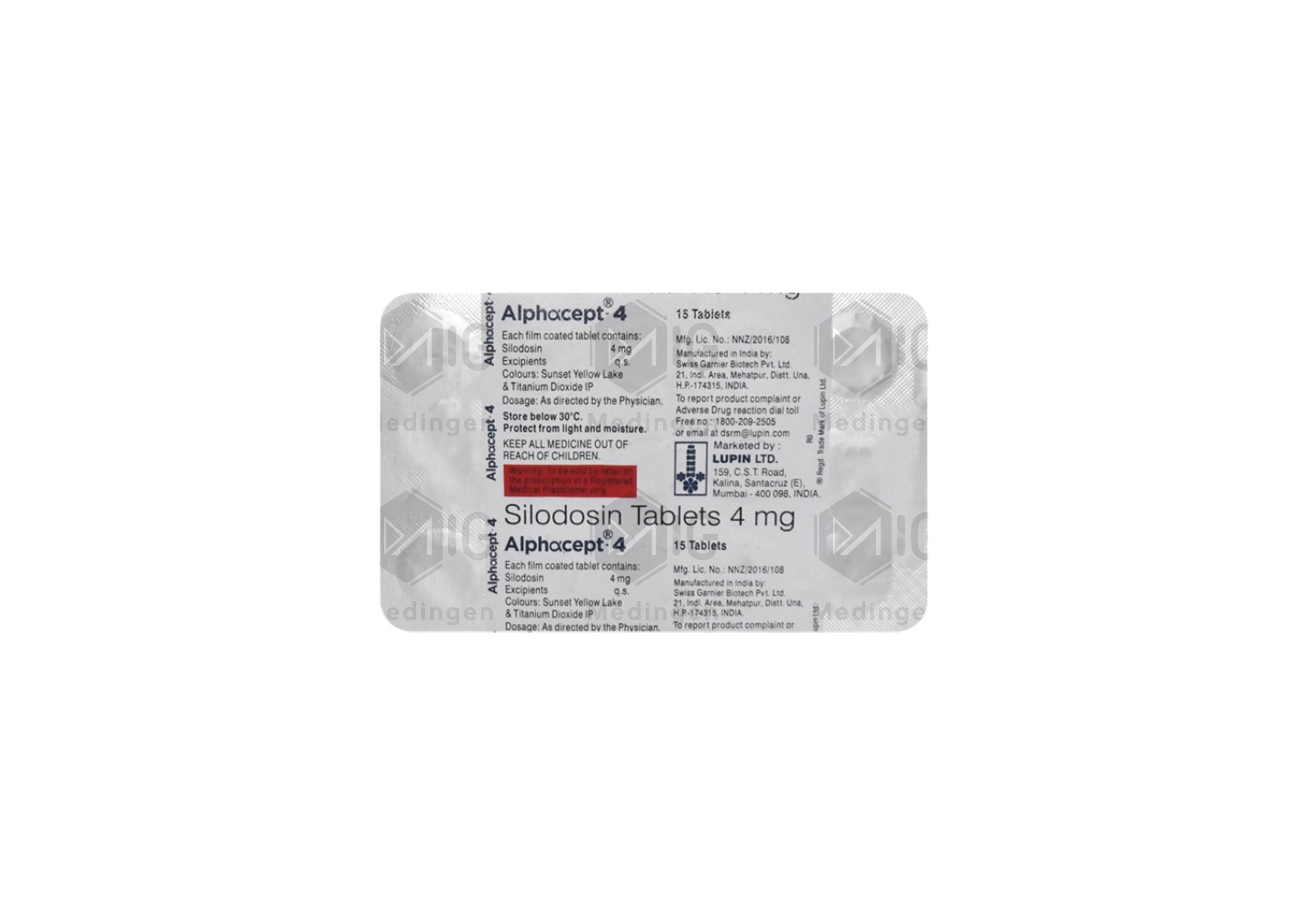 ALPHACEPT 4MG